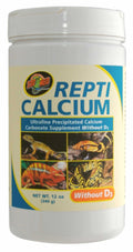 Zoo Med Repti Calcium without Vitamin D3 Reptile Supplement /12 oz