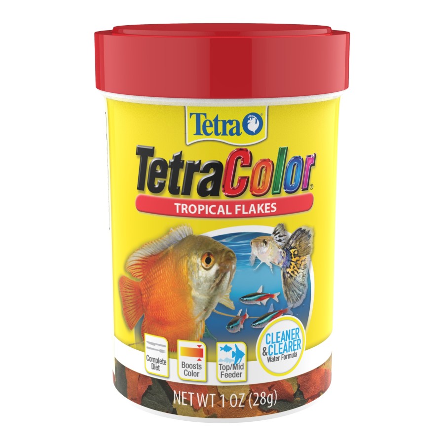 Tetra TetraColor Tropical Flakes Fish Food /1 oz