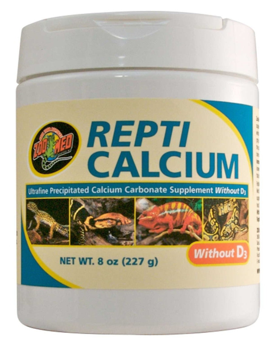 Zoo Med Repti Calcium without Vitamin D3 Reptile Supplement - 8 oz